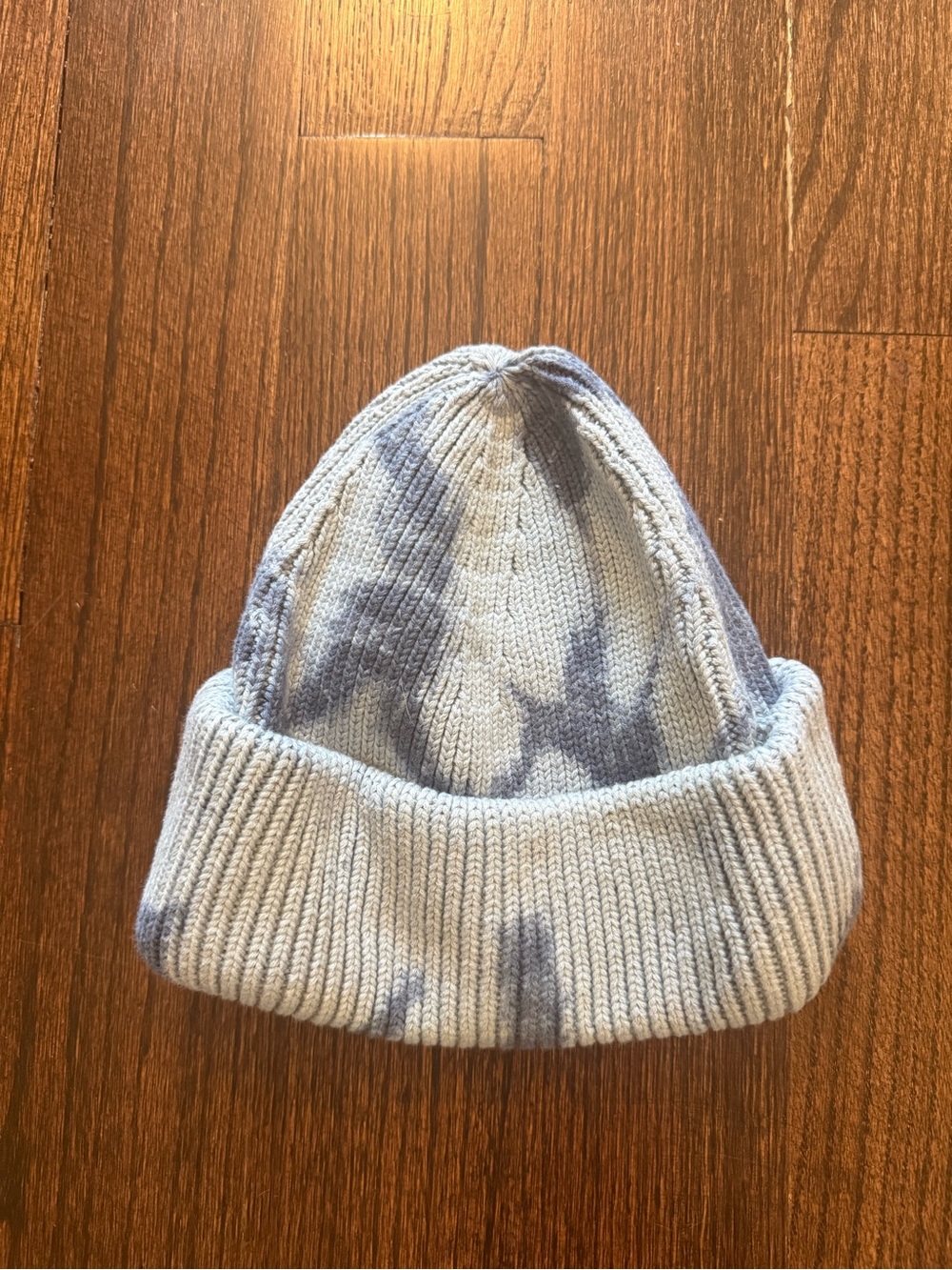 Urban Outfitters Light Blue Tie-Dye Knit Beanie